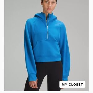 Lululemon Scuba Cropped Hoodie XS/S - Poolside